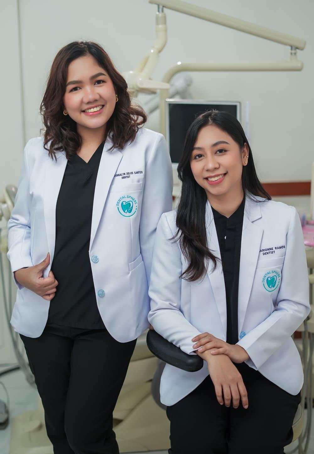 Dr. Joshualyn Delos Santos and Dr. Marionne Ramos at the clinic